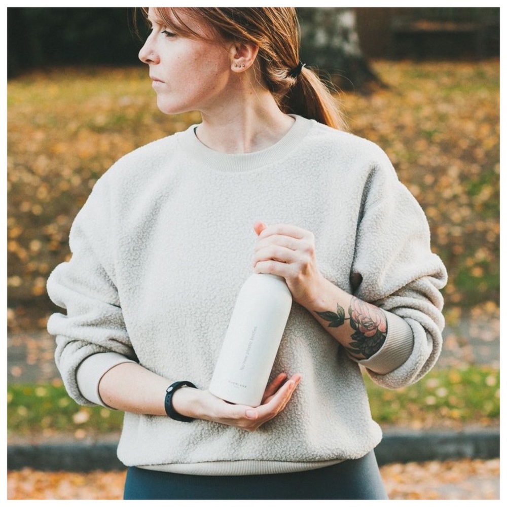 Everlane ReNew Fleece Raglan Sweatshirt
